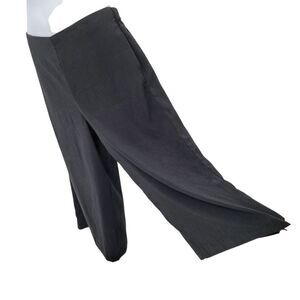 2/$20 Zara Black Pull Up Wild Leg Pants Size: Small